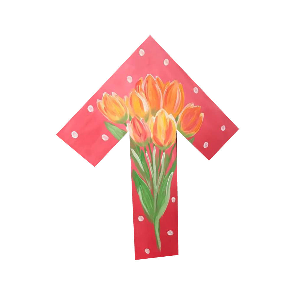 Basic Shape Arrow MDF Cutout Upward Arrow Silhouette - Unfinished For DIY