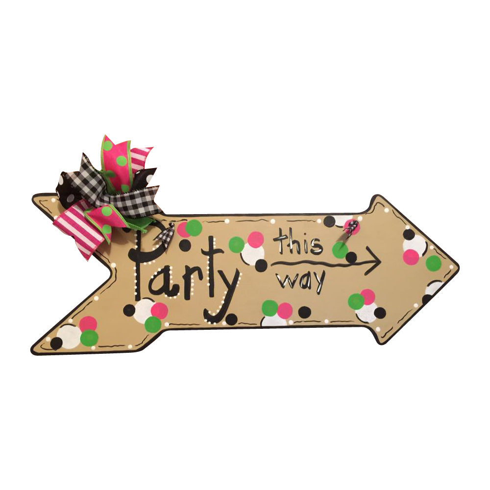 Basic Shape Arrow MDF Cutout Arrow Silhouette Style 3 - Unfinished For DIY