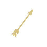 Basic Shape Arrow MDF Cutout Arrow Silhouette Style 6 - Unfinished For DIY