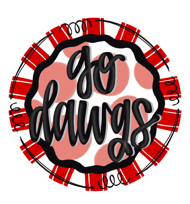 ARTISTICALLY SWEET GO DAWGS