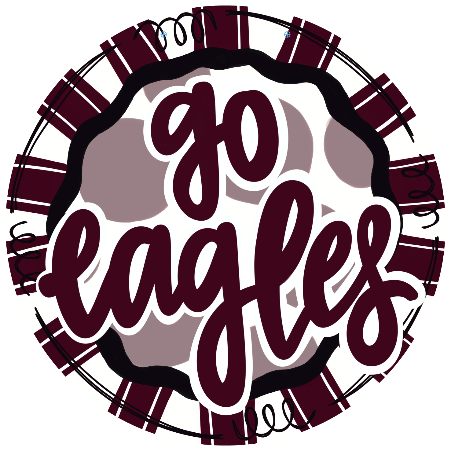 ARTISTICALLY SWEET GO EAGLES
