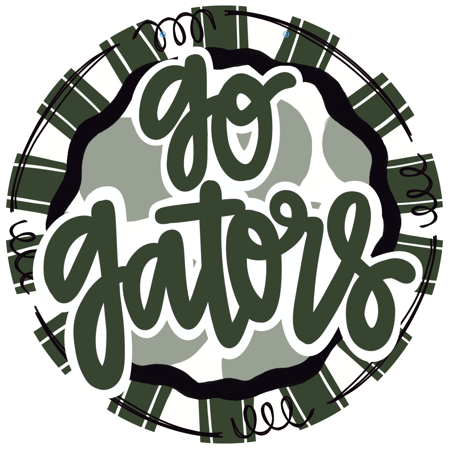 ARTISTICALLY SWEET GO GATORS