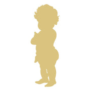 Basic Shape Baby MDF Cutout Silhouette Style 4 - Unfinished For DIY