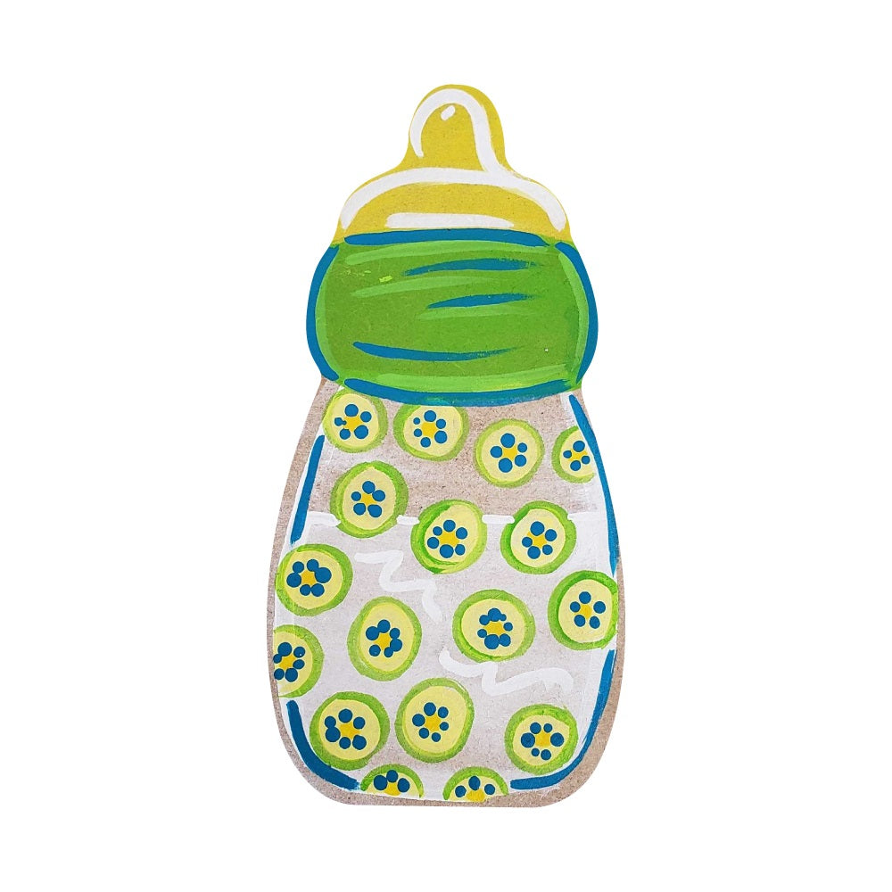 Basic Shape Baby Bottle MDF Cutout Silhouette - Unfinished For DIY