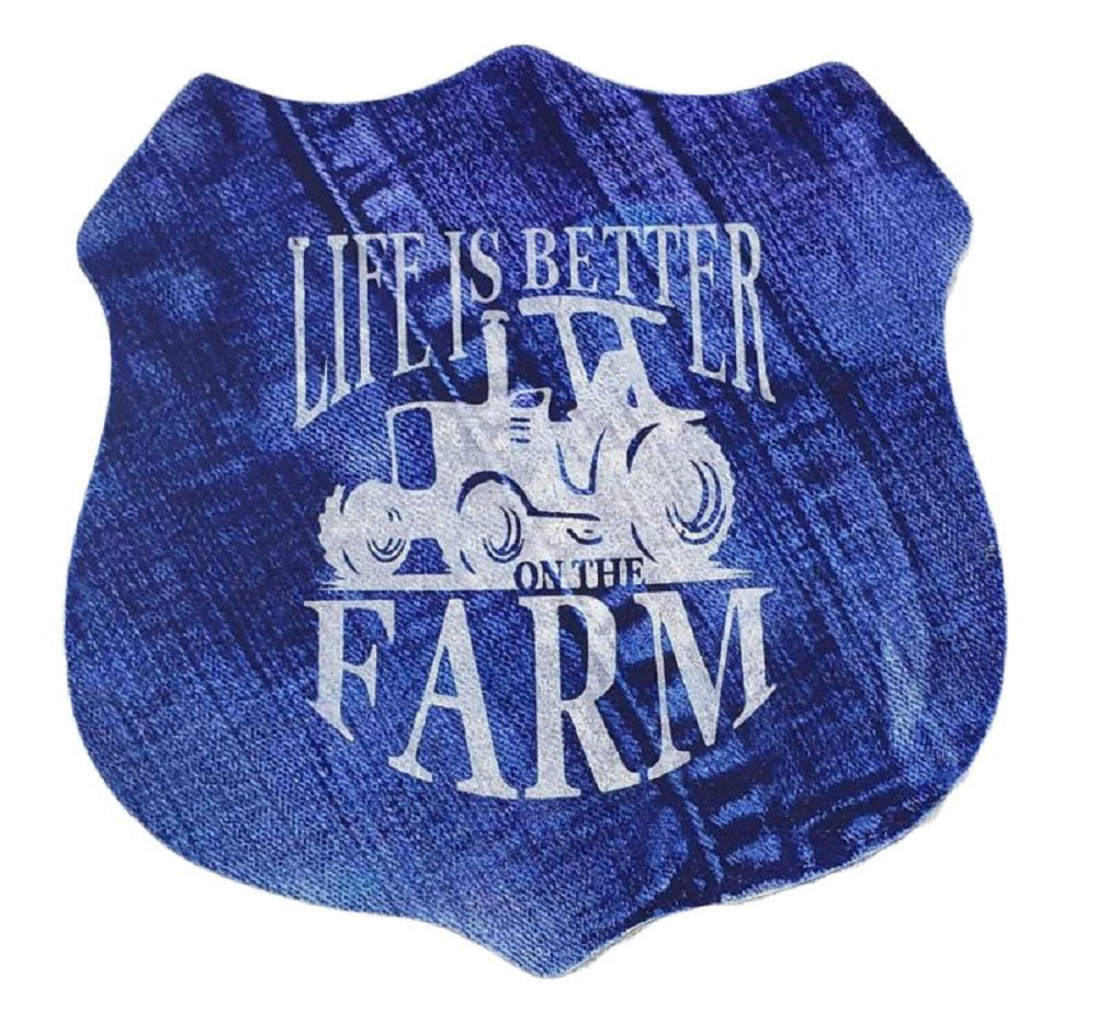 Basic Shape Badge MDF Cutout Crest Silhouette - Unfinished For DIY