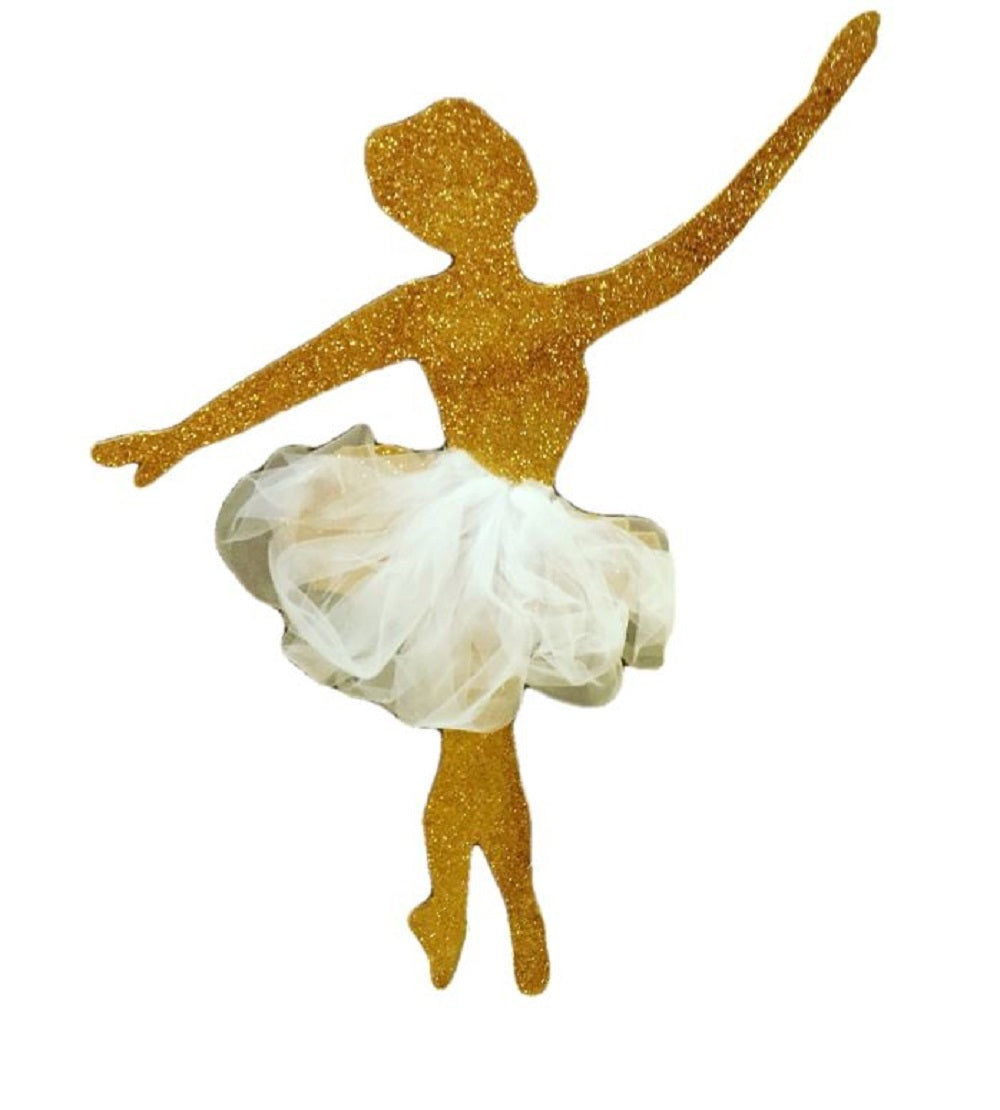 Basic Shape Ballerina MDF Cutout Ballet Silhouette - Unfinished For DIY