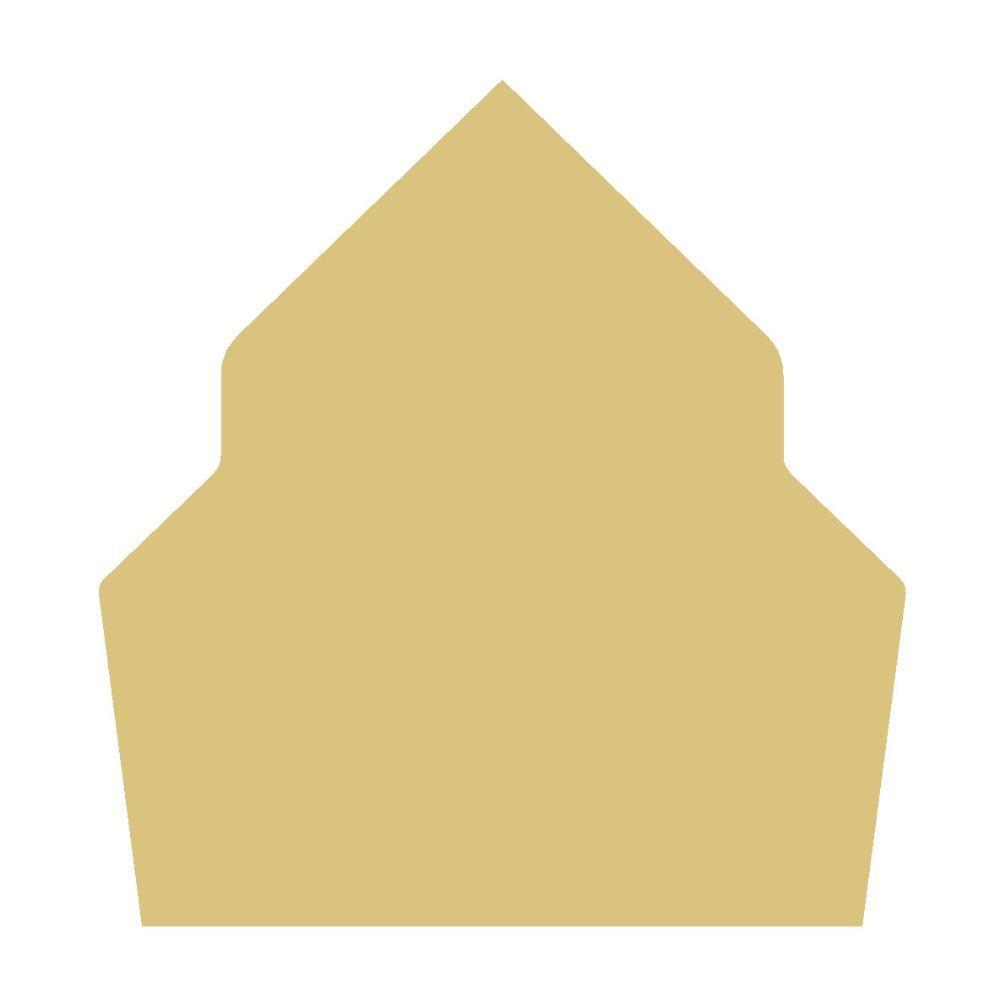 Basic Shape Barn MDF Cutout Silhouette - Unfinished For DIY