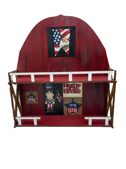 4th of July Barn Tray Kit