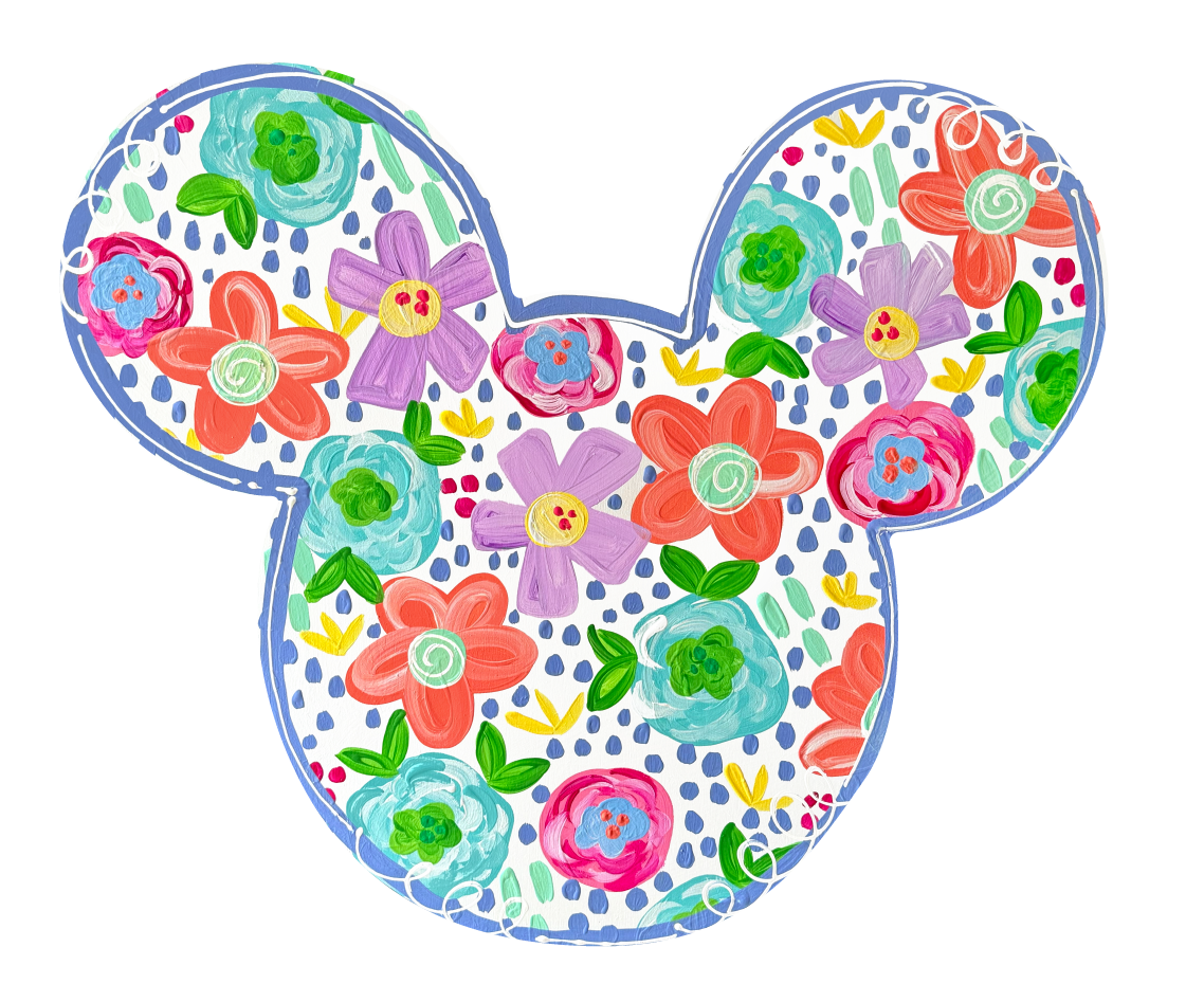 BE BLESSED CREATIONS FLORAL MICKEY