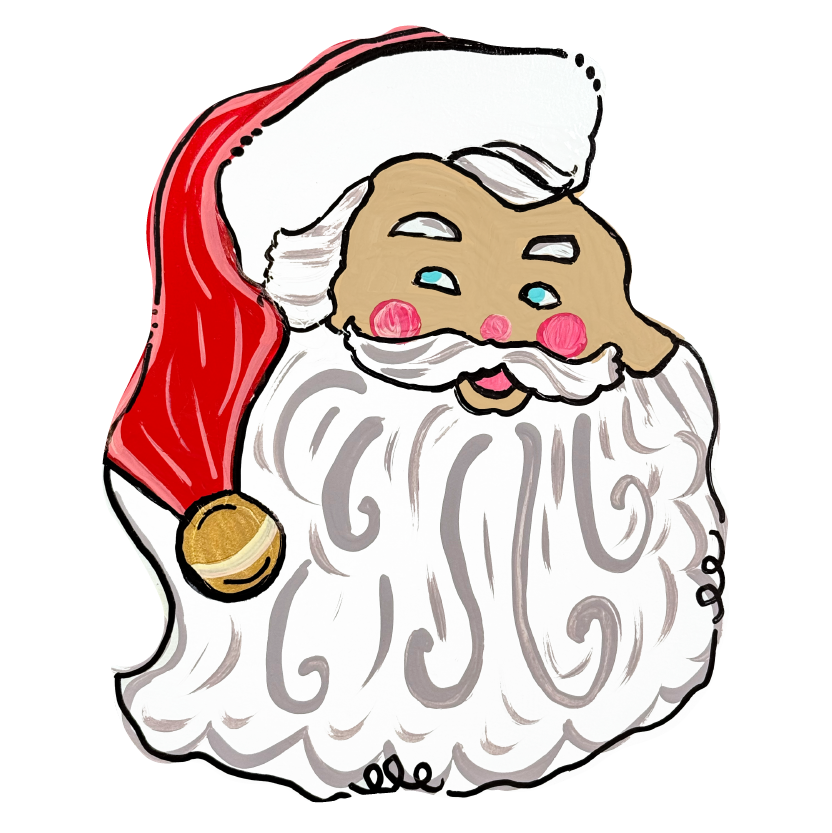 BE BLESSED CREATIONS SANTA HEAD