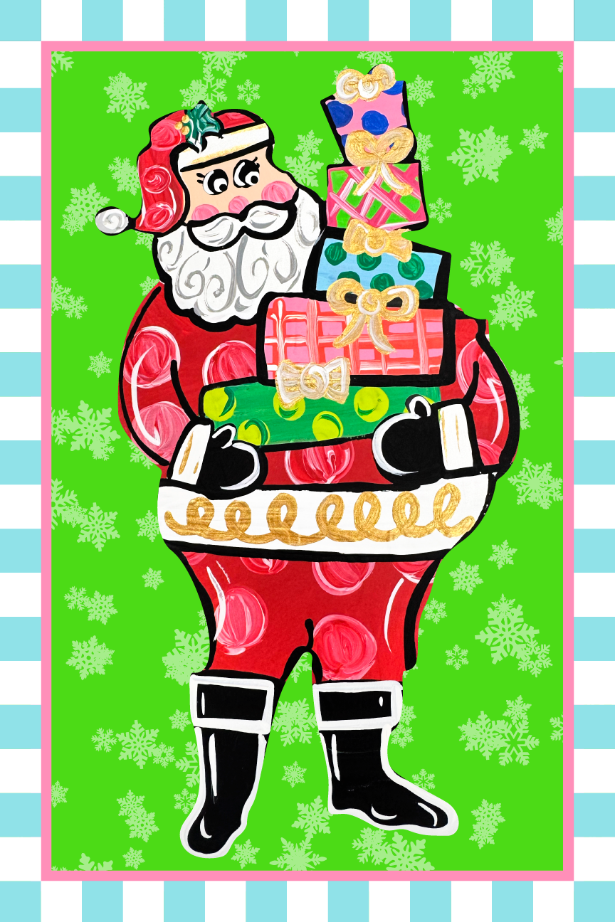 BE BLESSED CREATIONS SANTA WITH GIFTS