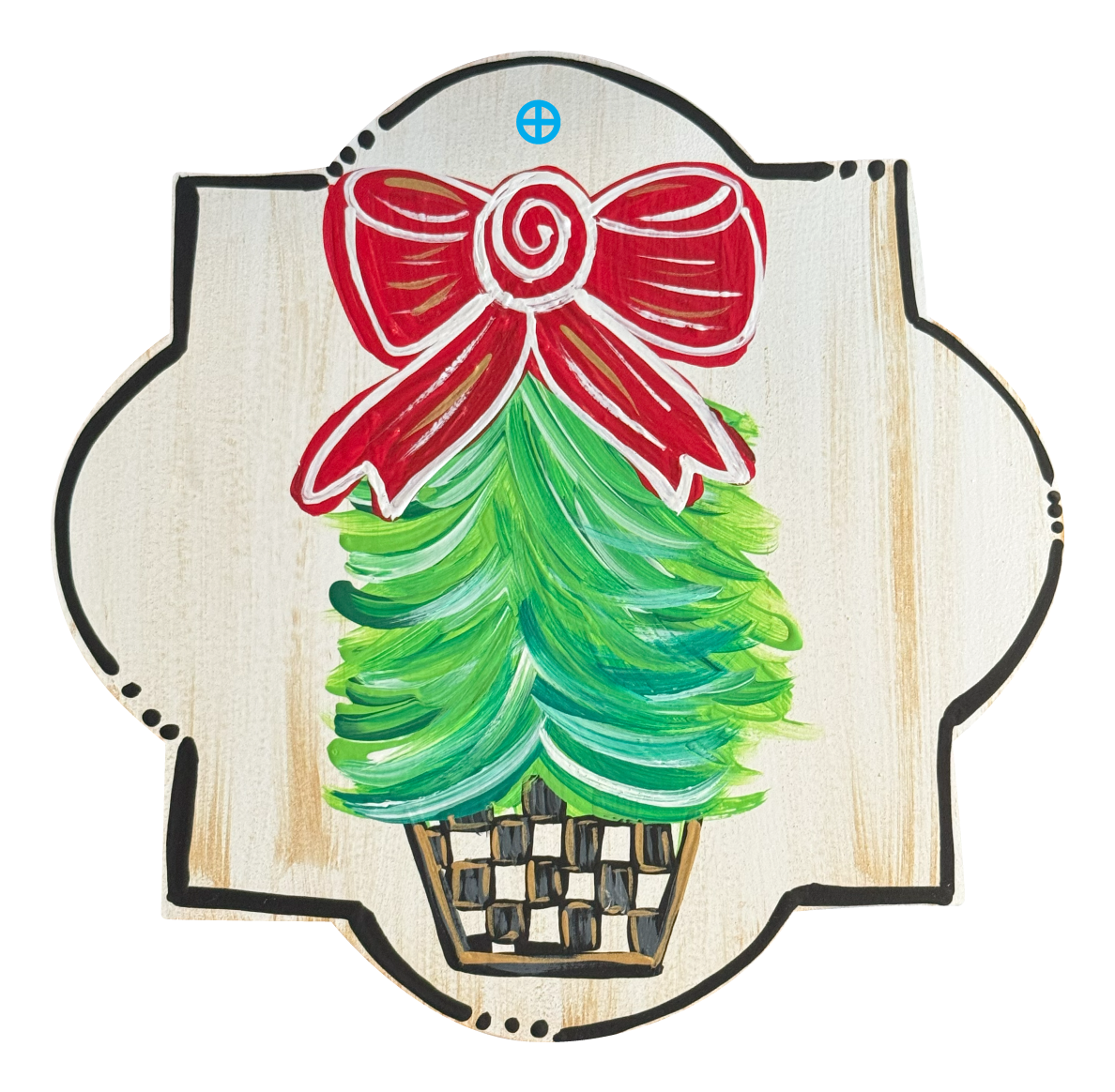 BE BLESSED CREATIONS TREE WITH RED BOW