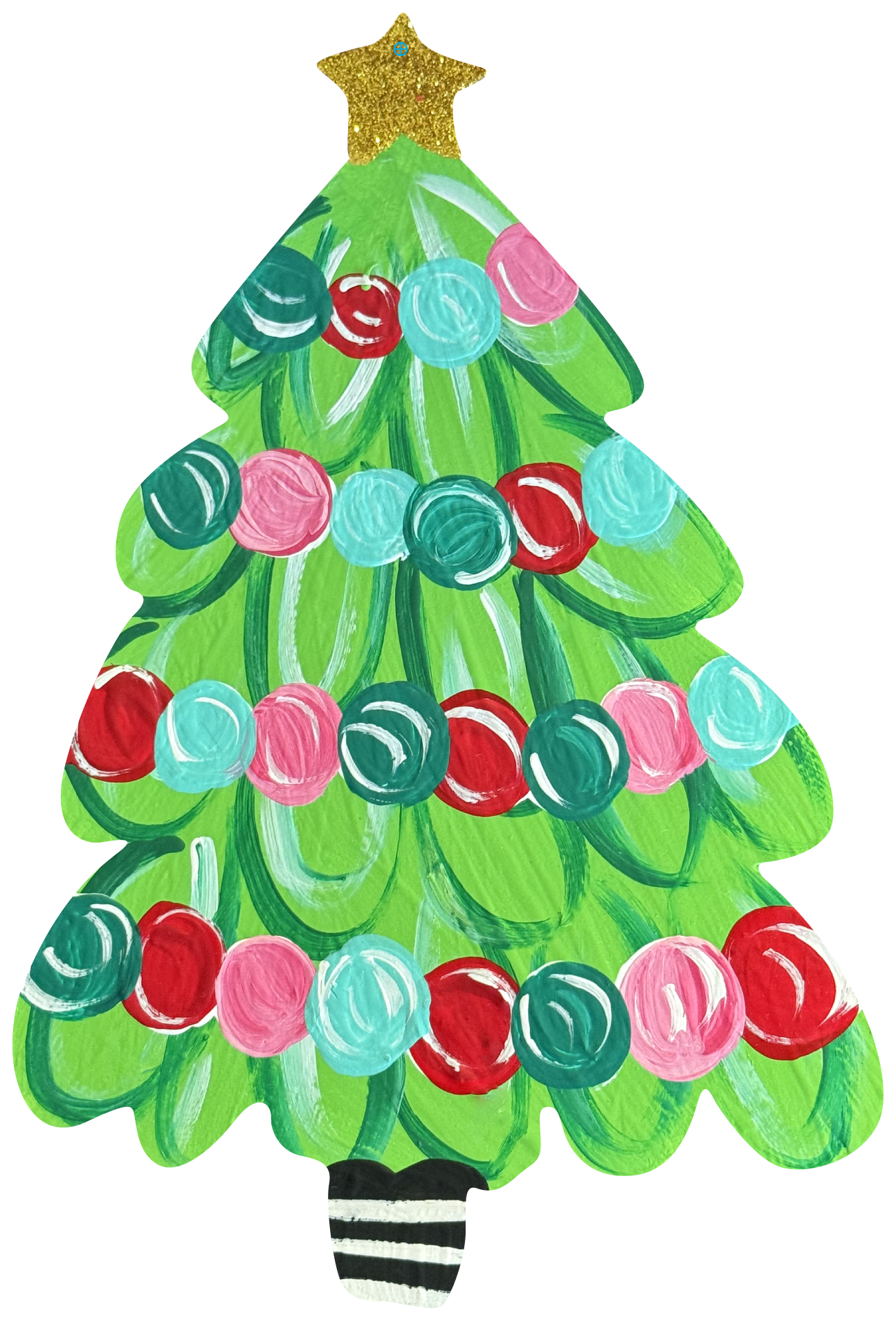 BE BLESSED CREATIONS CHRISTMAS TREE WITH GOLD STAR