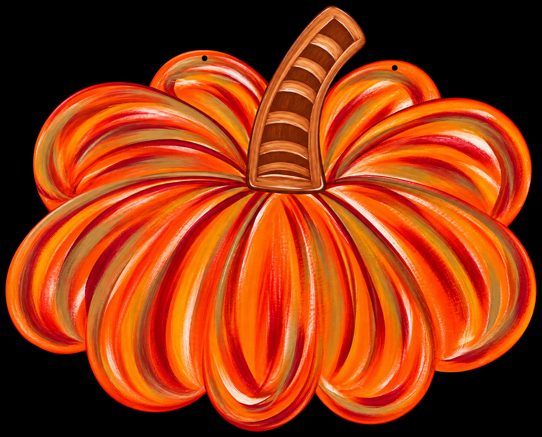 BE BLESSED CREATIONS ORANGE PUMPKIN