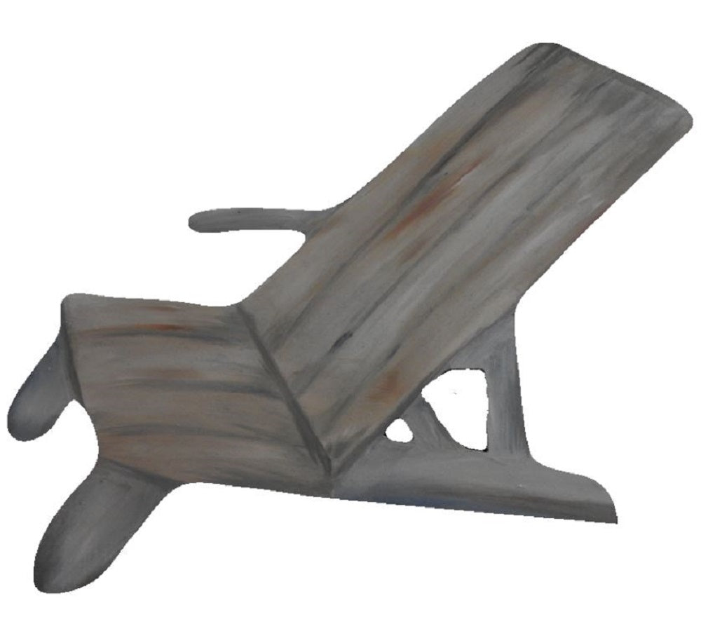 Design By Line Beach Chair MDF Cutout Beach Chair Silhouette - Unfinished For DIY