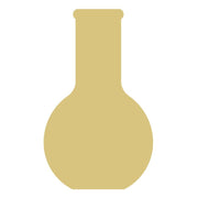 Basic Shape Round Bottom Flask MDF Cutout Silhouette - Unfinished For DIY