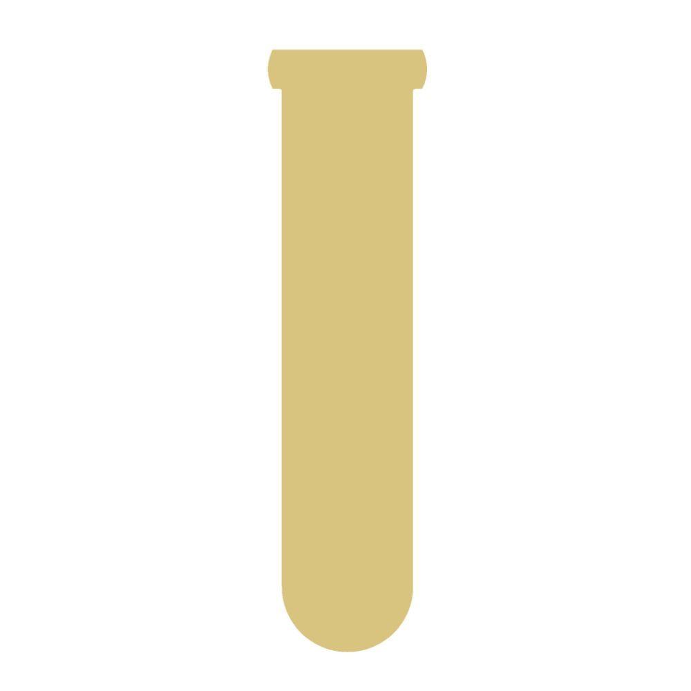 Basic Shape Beaker MDF Cutout Beaker Silhouette - Unfinished For DIY