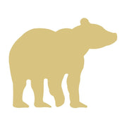 Basic Shape Bear MDF Cutout - Unfinished For DIY