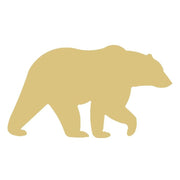 Basic Shape Bear MDF Cutout Silhouette Style 4 - Unfinished For DIY