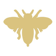 Basic Shape Bee MDF Cutout Bee Silhouette Style 3 - Unfinished For DIY