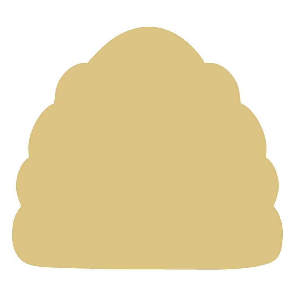 Basic Shape Beehive MDF Cutout Honeycomb Silhouette Style 2 - Unfinished For DIY