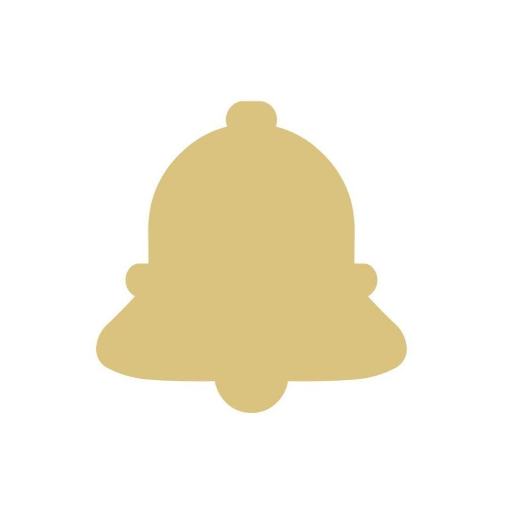 Basic Shape Bell MDF Cutout Bell Silhouette - Unfinished For DIY