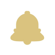 Basic Shape Bell MDF Cutout Bell Silhouette - Unfinished For DIY