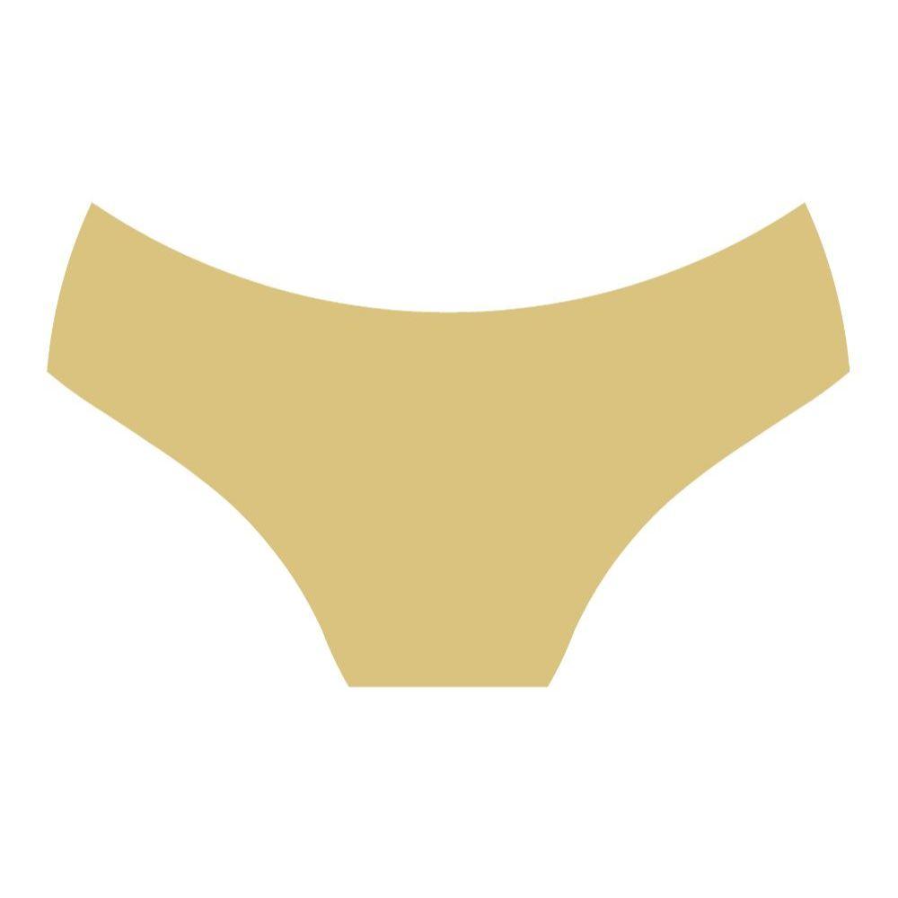 Basic Shape Bikini Bottom MDF Cutout Silhouette - Unfinished For DIY