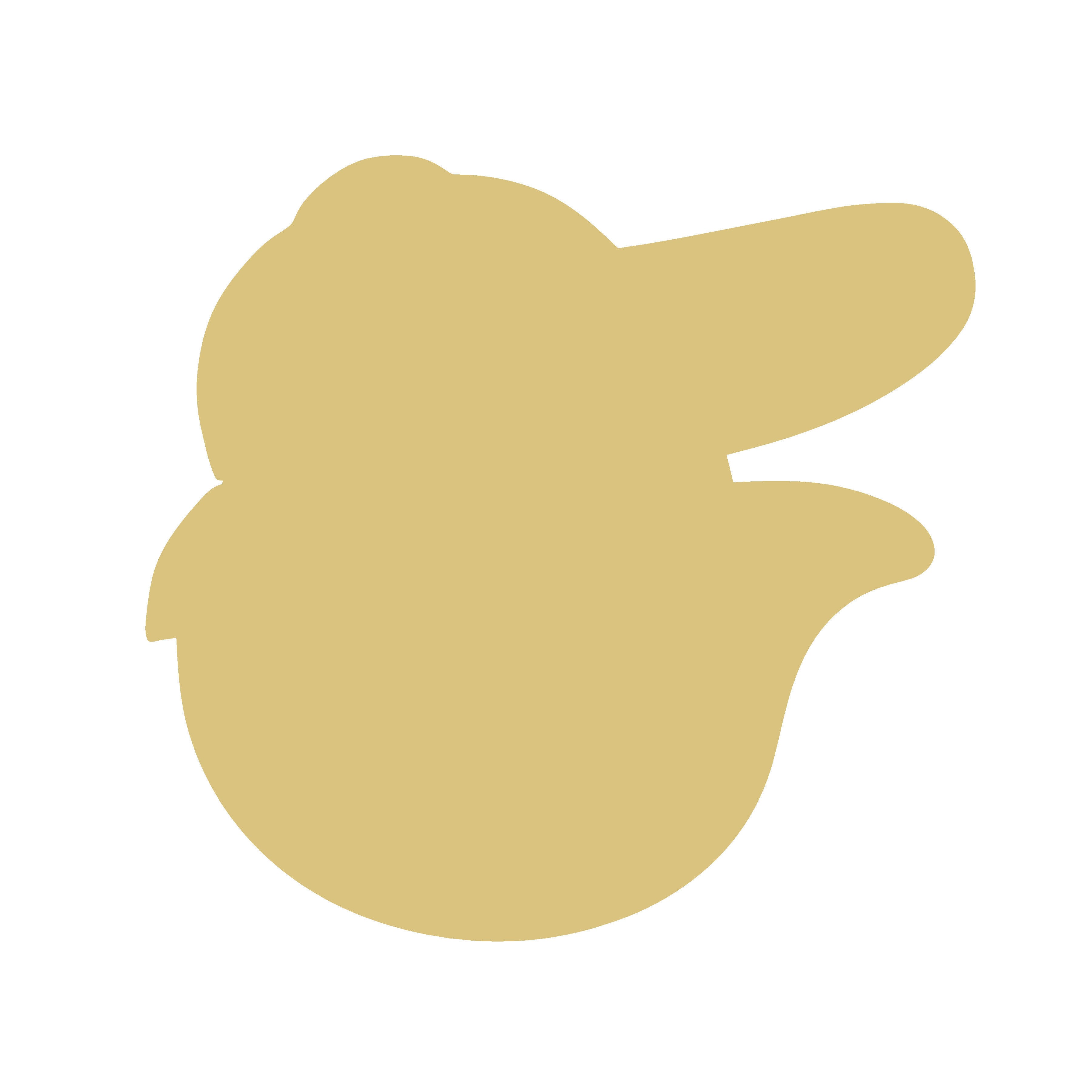 Basic Shape Bird MDF Cutout Bird Silhouette Style 11 - Unfinished For DIY