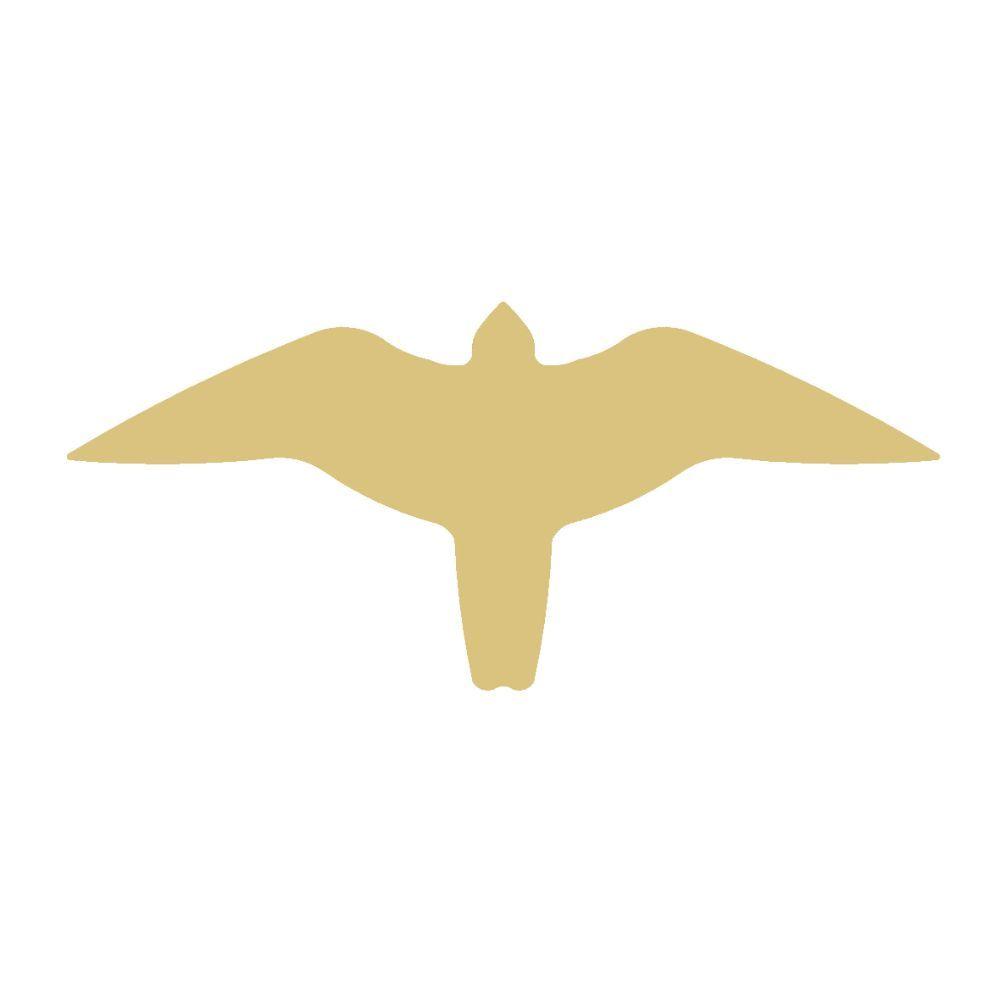 Basic Shape Bird MDF Cutout Flying Silhouette - Unfinished For DIY