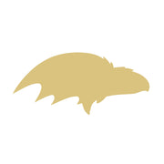 Basic Shape Bird Head MDF Cutout Silhouette - Unfinished For DIY