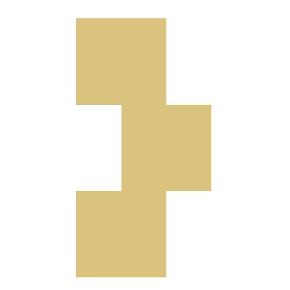 Basic Shape Blocks MDF Cutout Plain Silhouette - Unfinished For DIY