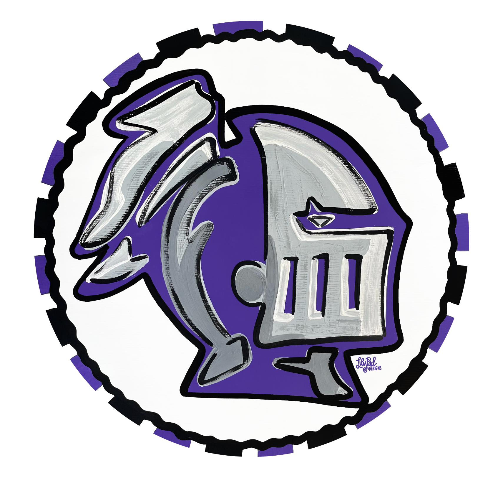 LILY PAD DESIGNS PURPLE KNIGHTS