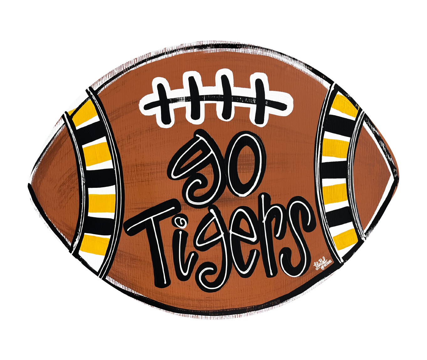LILY PAD DESIGNS GO TIGERS FOOTBALL