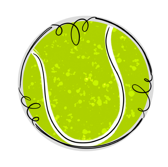 LILY PAD DESIGNS TENNIS BALL