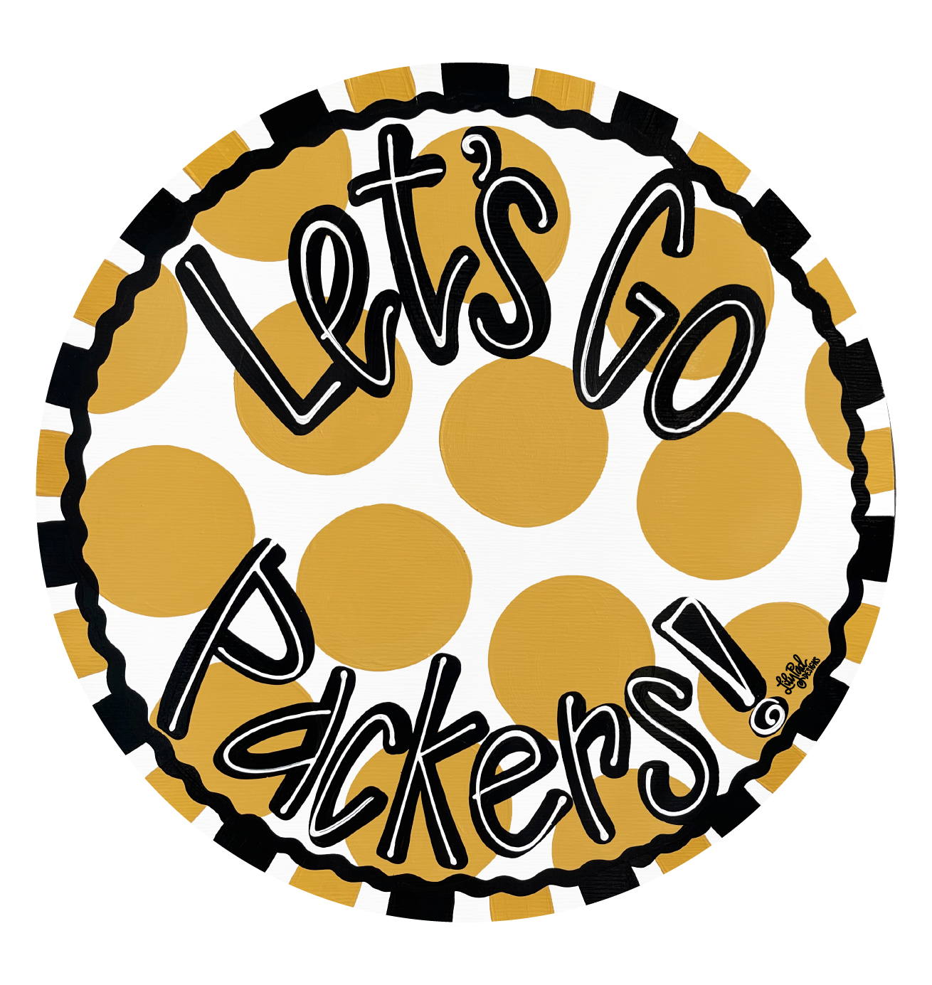LILY PAD DESIGNS LETS GO PACKERS