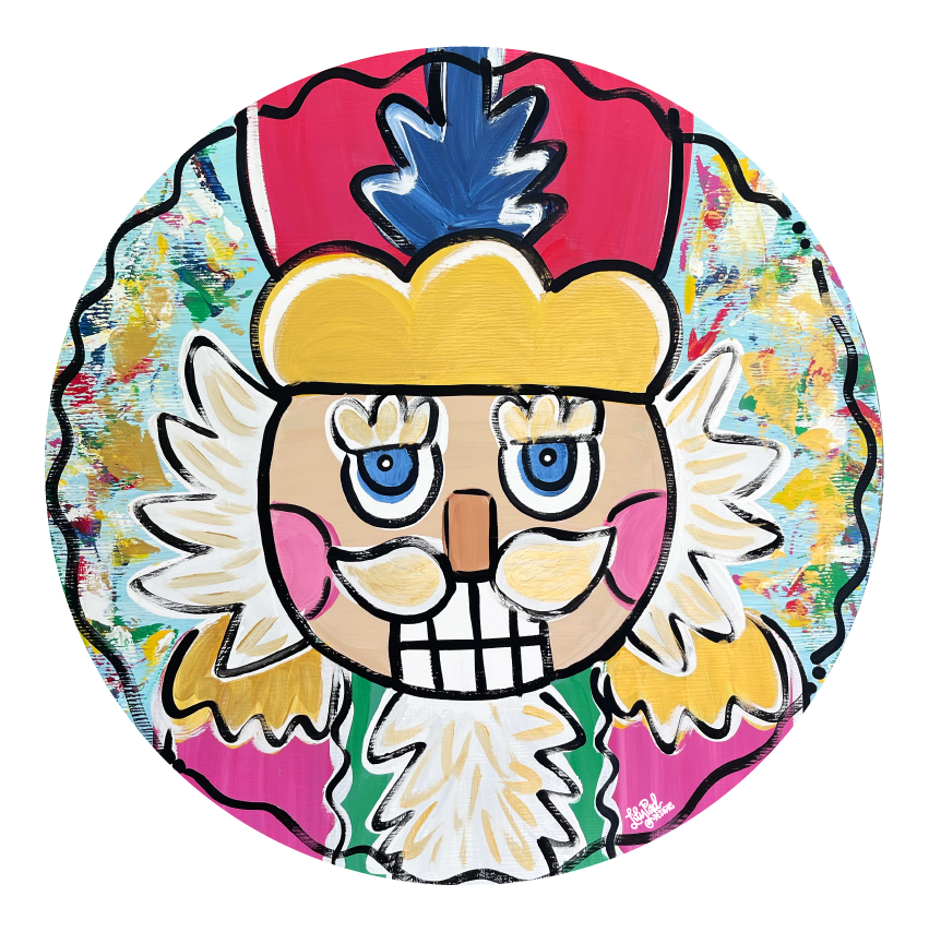 LILY PAD DESIGNS COLORFUL NUTCRACKER