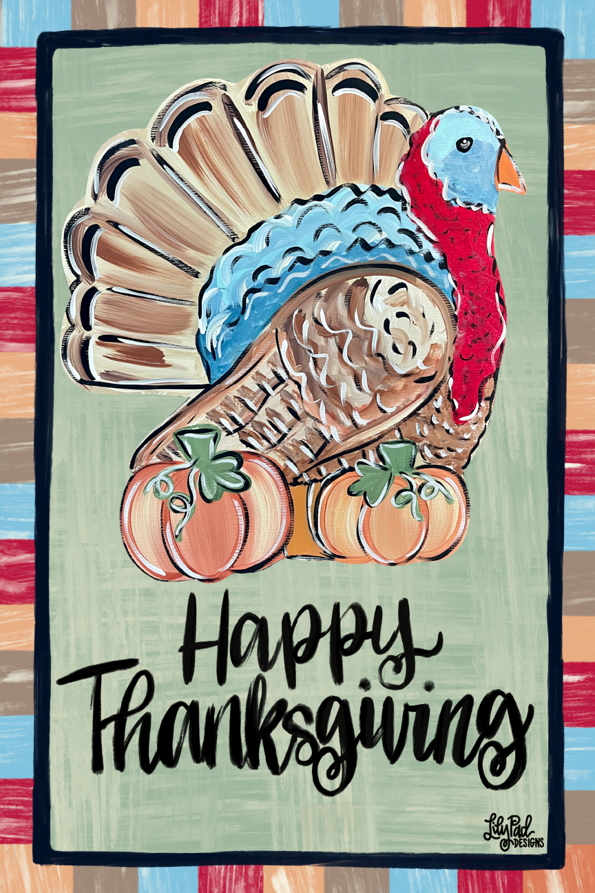 LILY PAD DESIGNS THANKSGIVING TURKEY