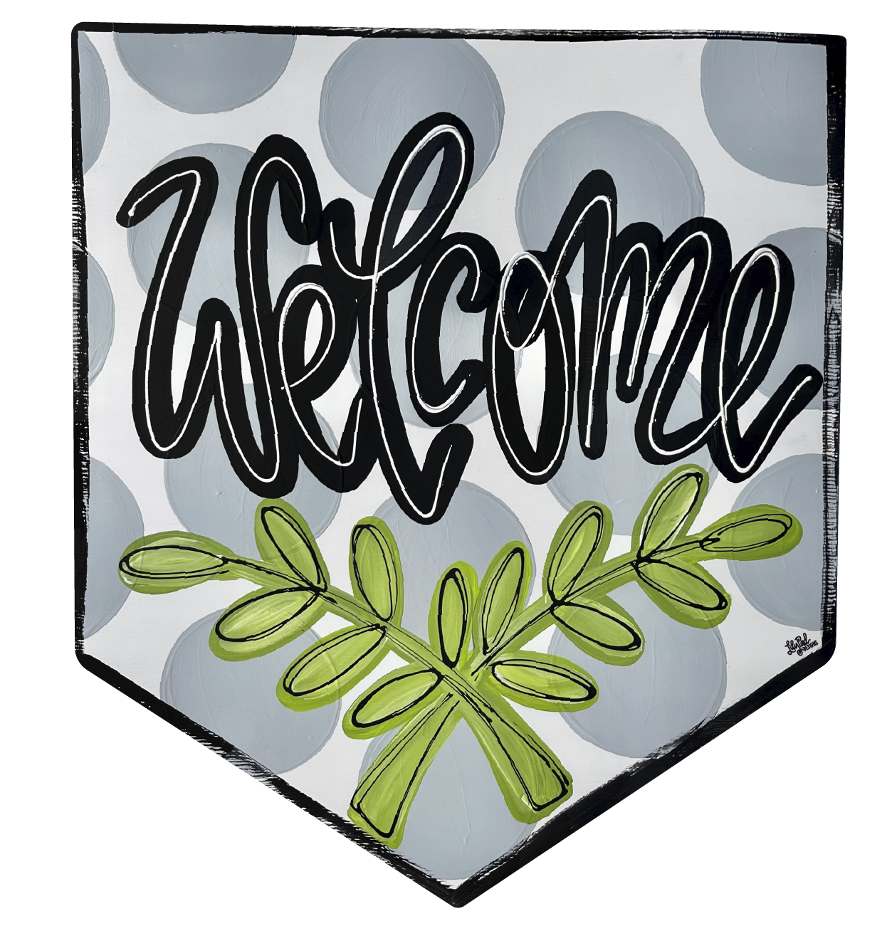 LILY PAD DESIGNS WELCOME BANNER