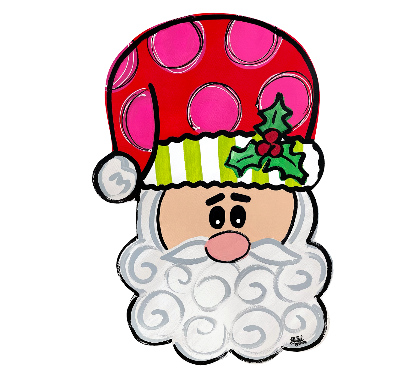 LILY PAD DESIGNS SANTA HEAD