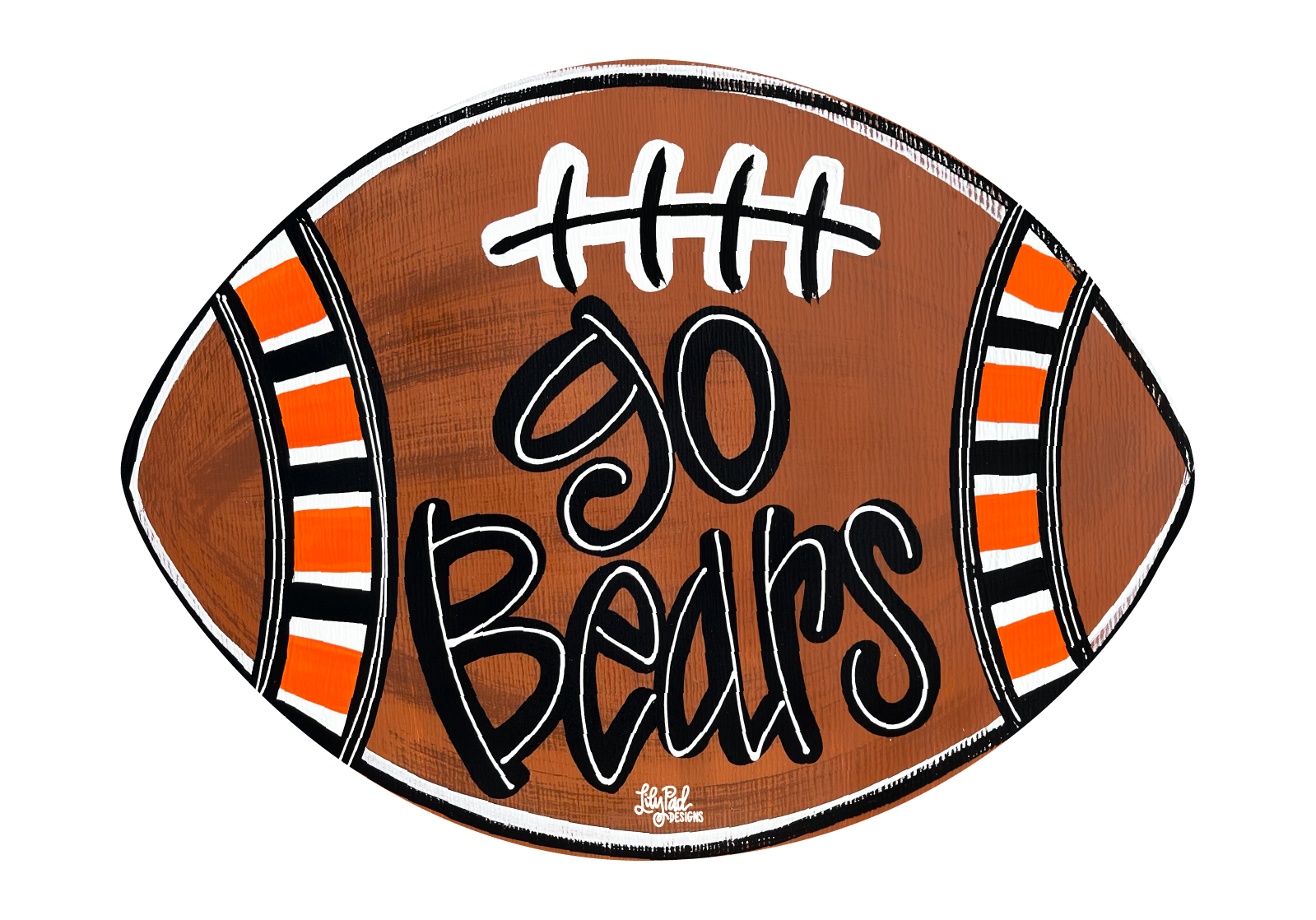 LILY PAD DESIGNSGO BEARS FOOTBALL