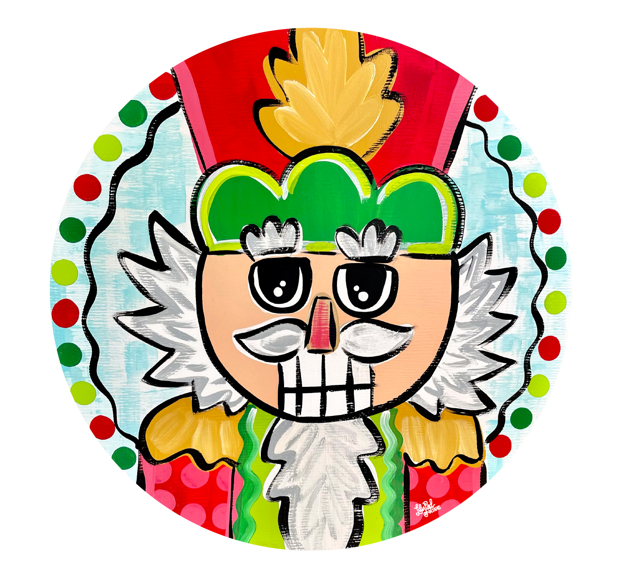 LILY PAD DESIGNS CIRCLE NUTCRACKER HEAD