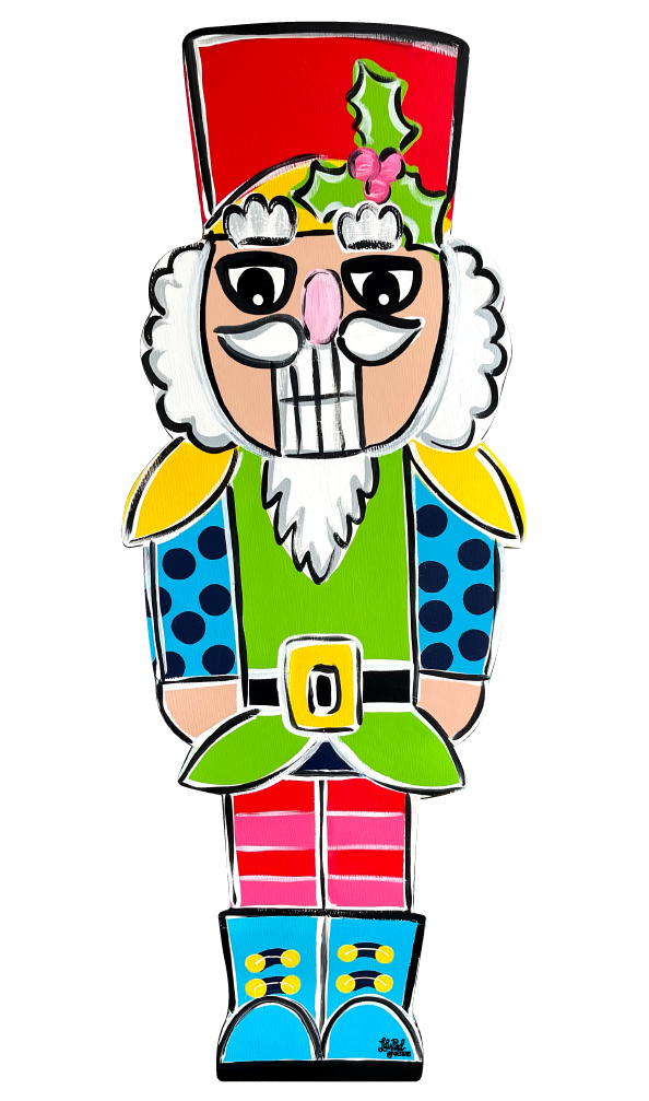 LILY PAD DESIGNS NUTCRACKER WITH RED HAT