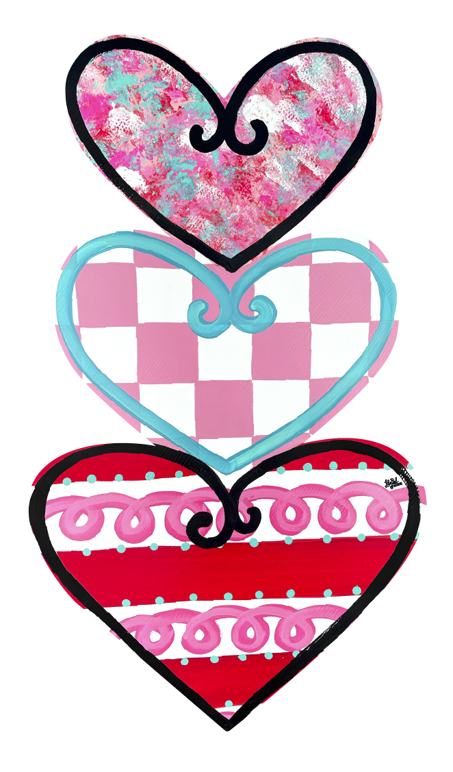 LILY PAD DESIGNS TRIPLE HEARTS