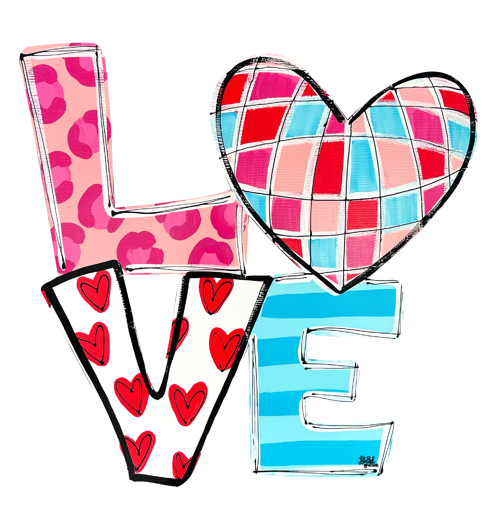 LILY PAD DESIGNS MULTI COLOR LOVE