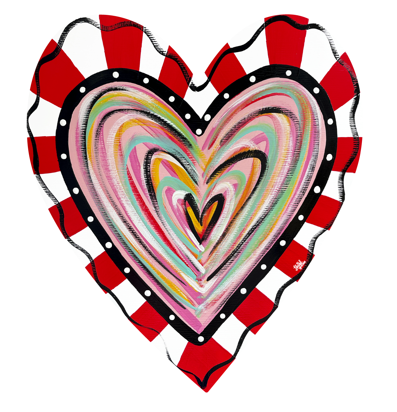 LILY PAD DESIGNS HEART WITHIN A HEART
