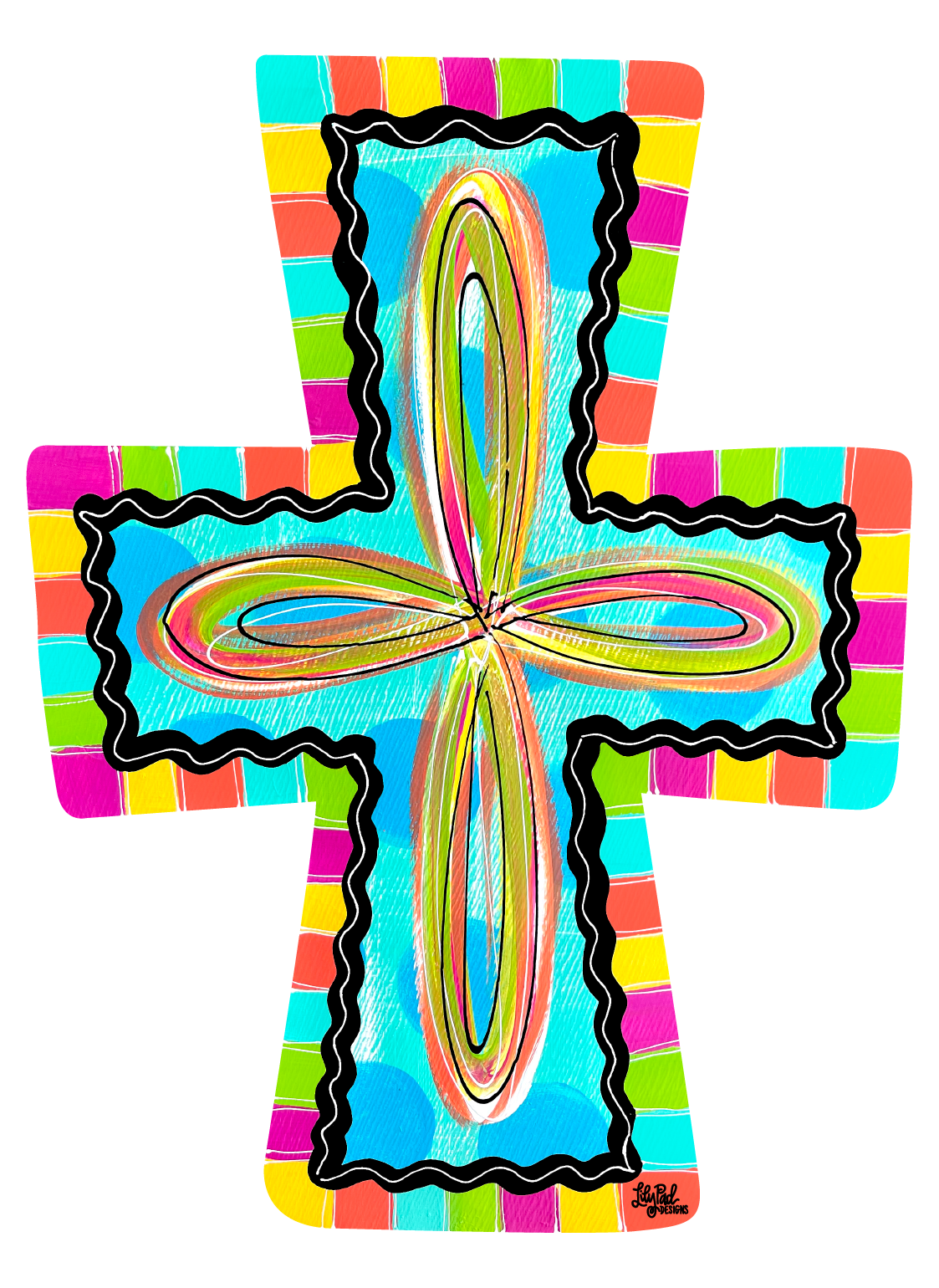 LILY PAD DESIGNS MULTICOLOR CROSS