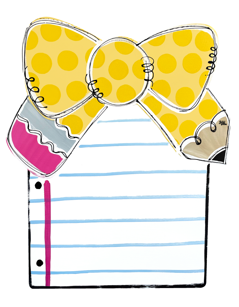 LILY PAD DESIGNS PENCIL BOW WITH PAPER