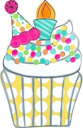 LILY PAD DESIGNS BIRTHDAY CUPCAKE