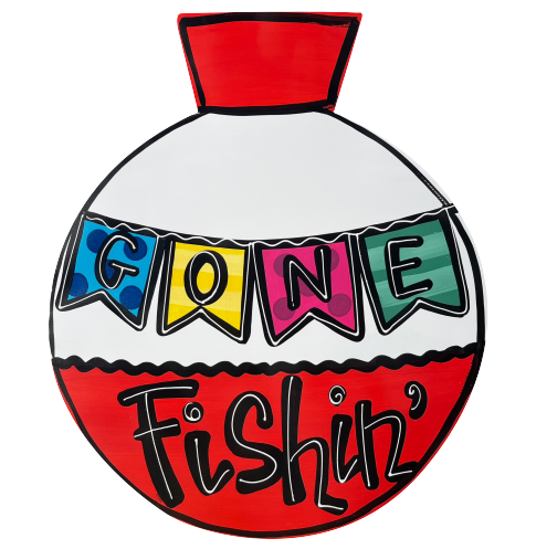 LILY PAD DESIGNS GONE FISH BOBBER